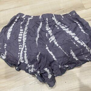 Body Glove Resort Charcoal Tie Dye Lounge Shorts NWT Women’s Small 0217